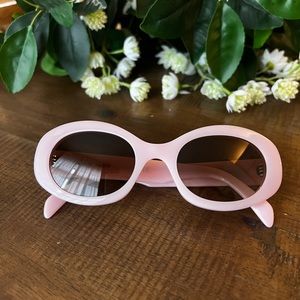 PINK CELINE TRIOMPHE SUNGLASSES
